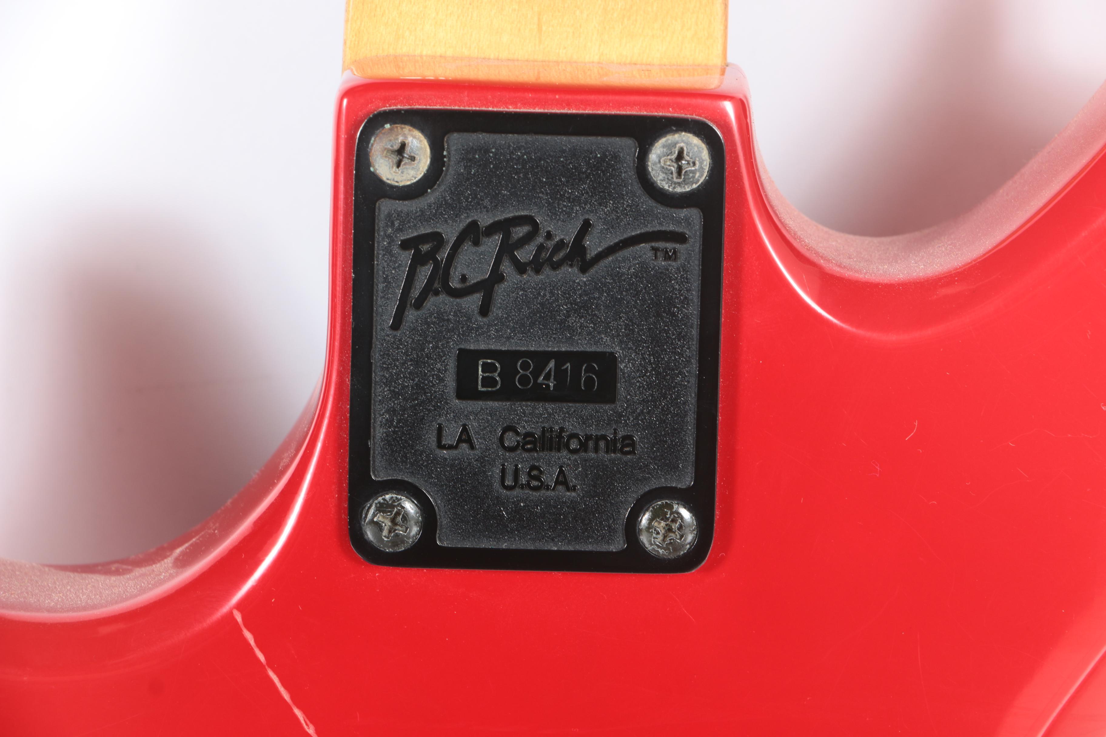 BC Rich "NJ Series" Warlock Electric Guitar with Gig Bag and Strings