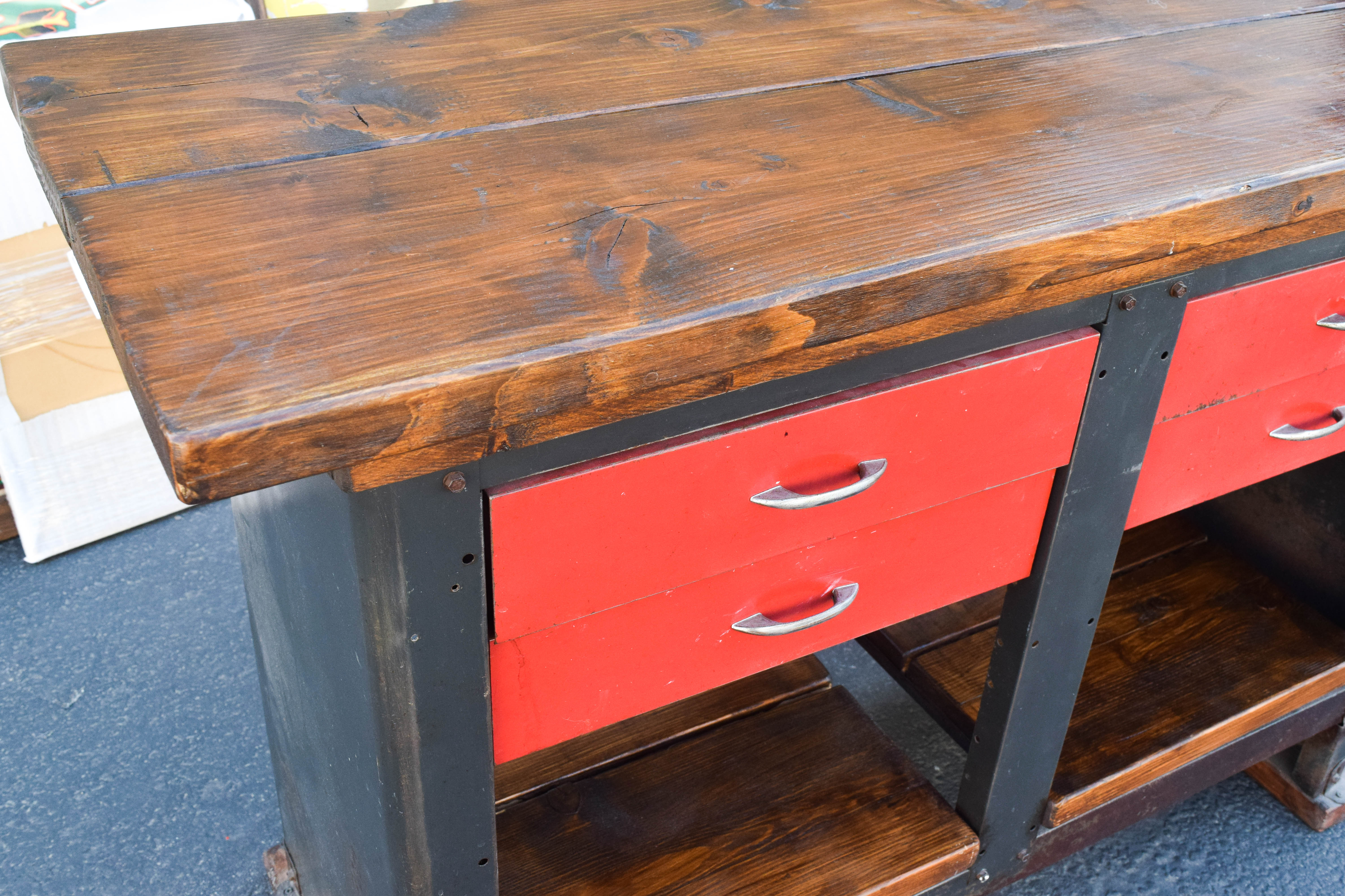 Repurposed Workman's Bench