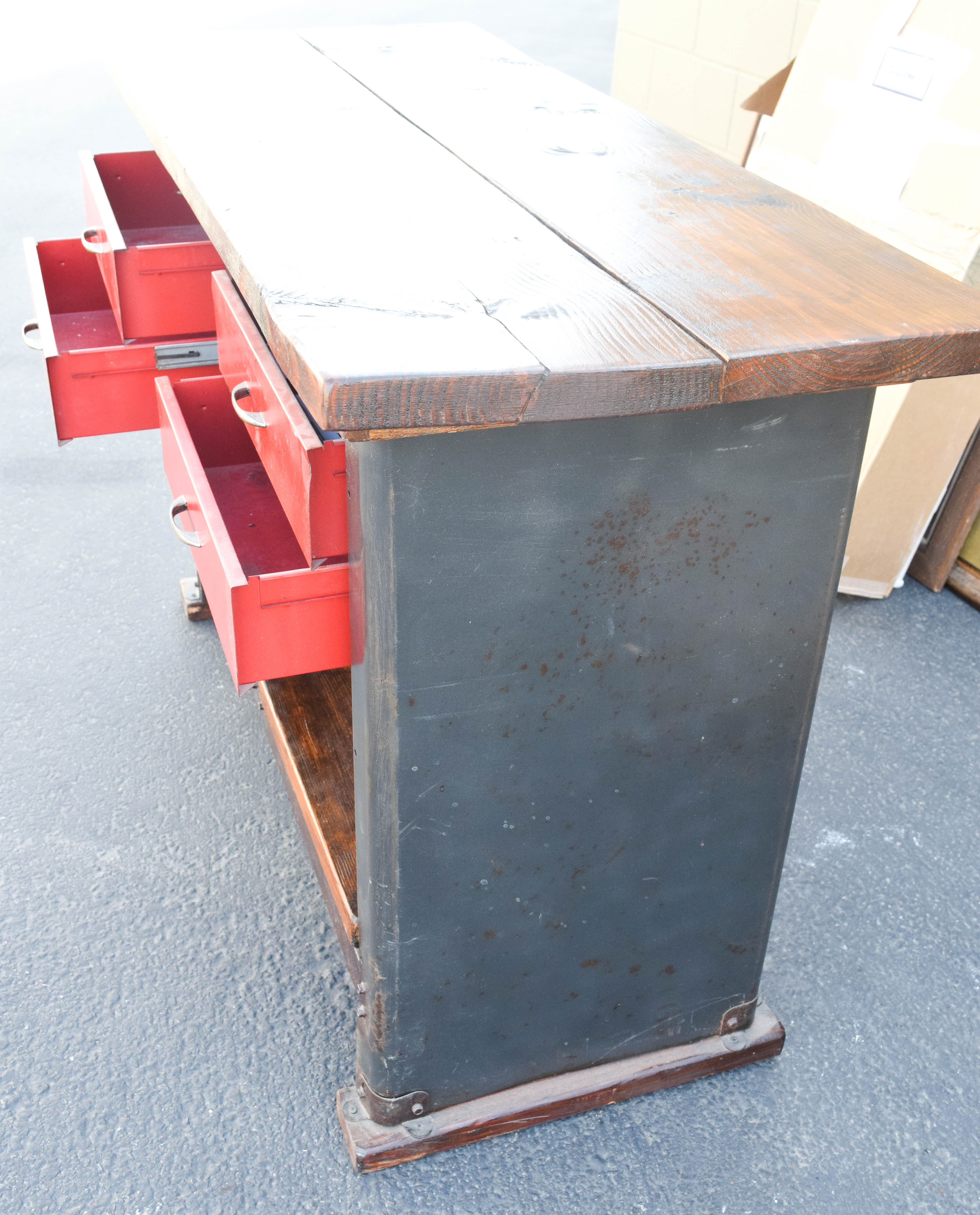 Repurposed Workman's Bench