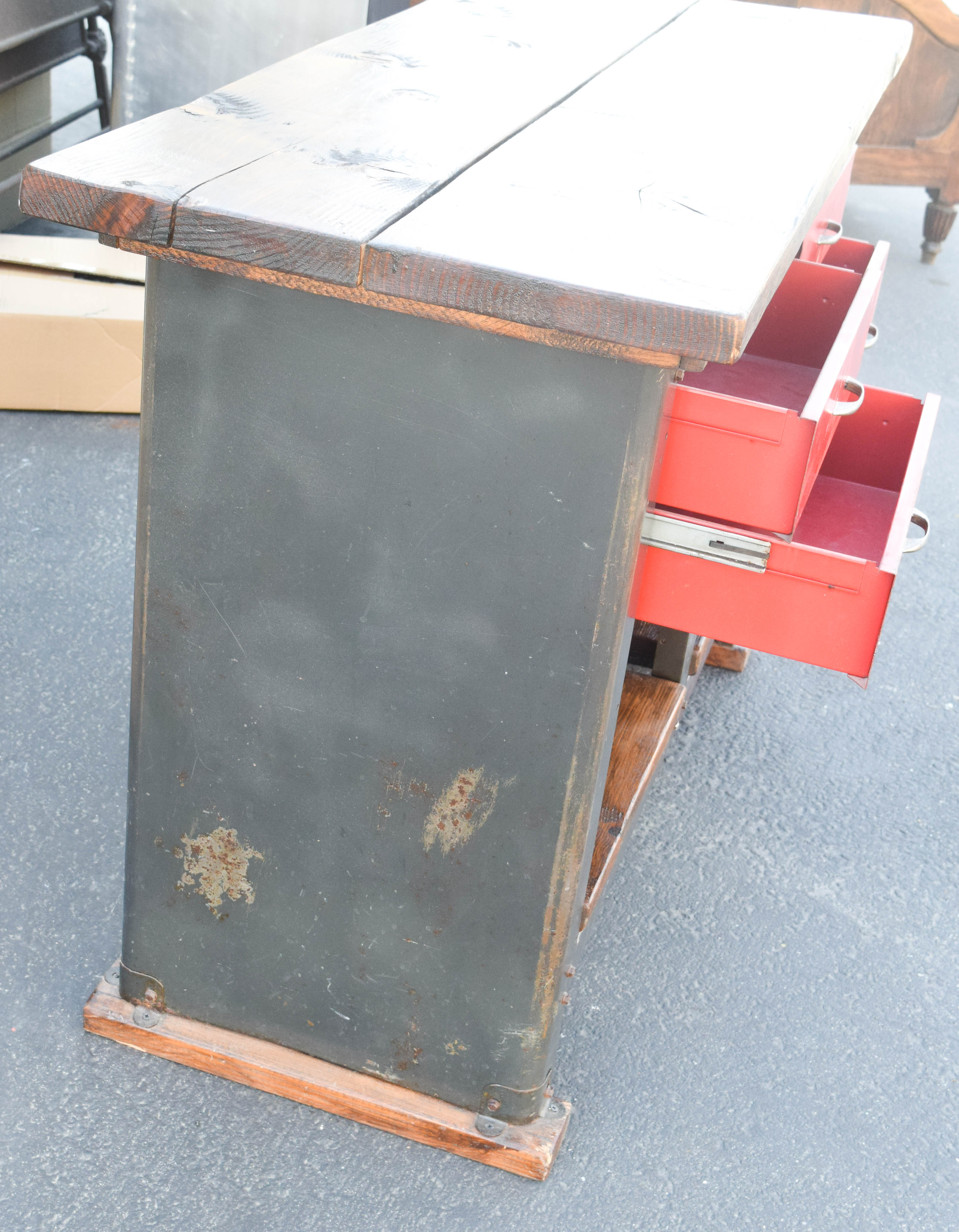 Repurposed Workman's Bench