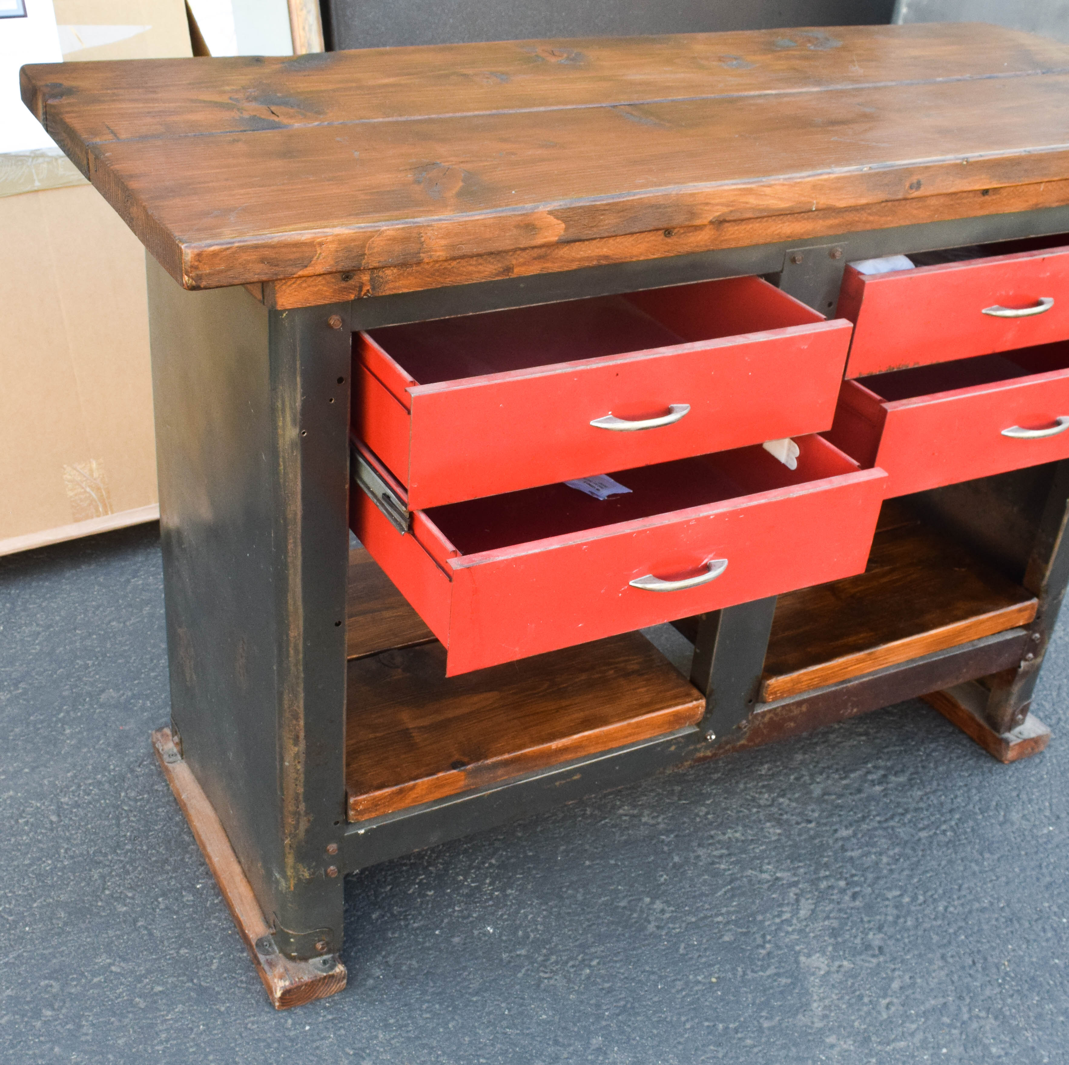 Repurposed Workman's Bench