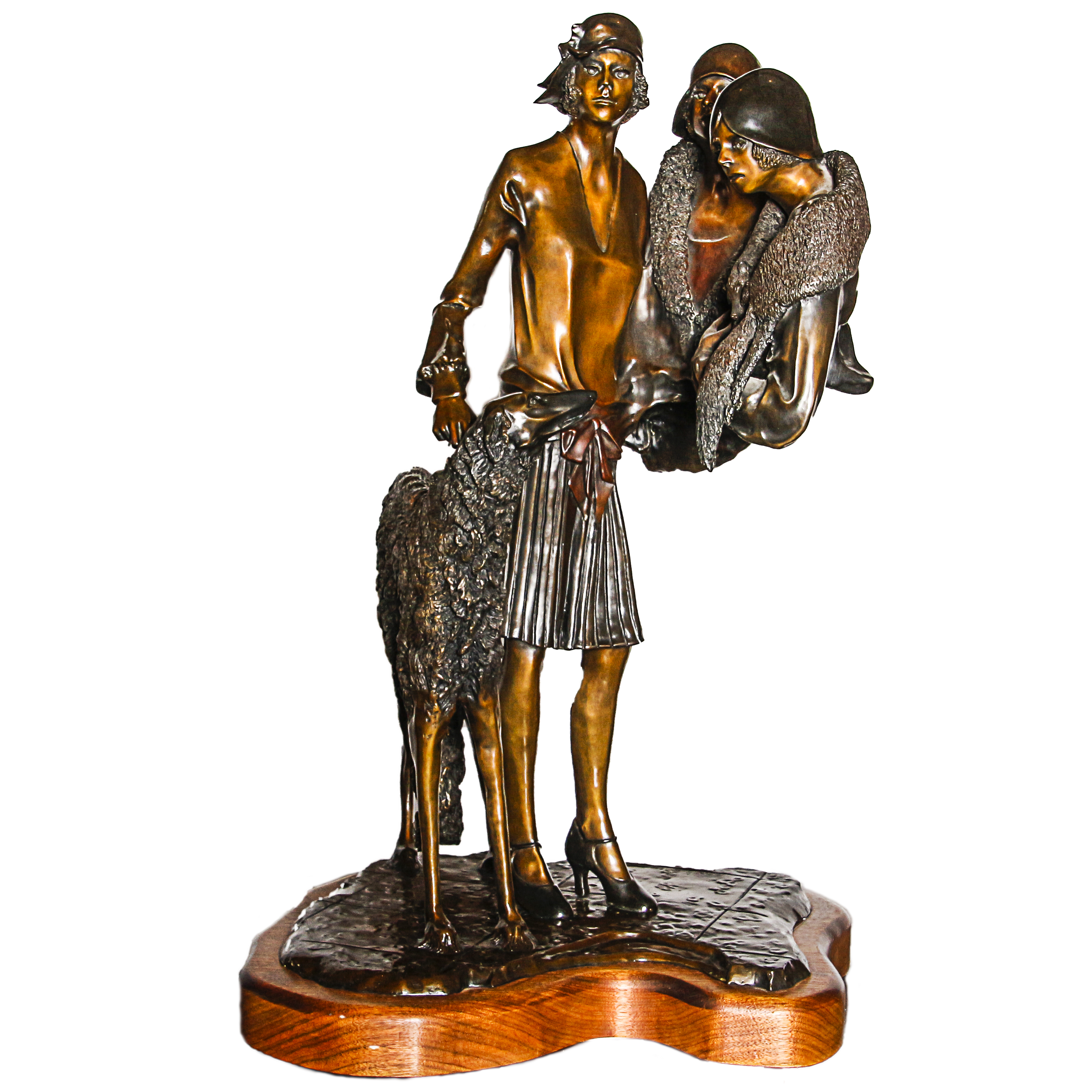 Vintage Nick Moffett Bronze Sculpture