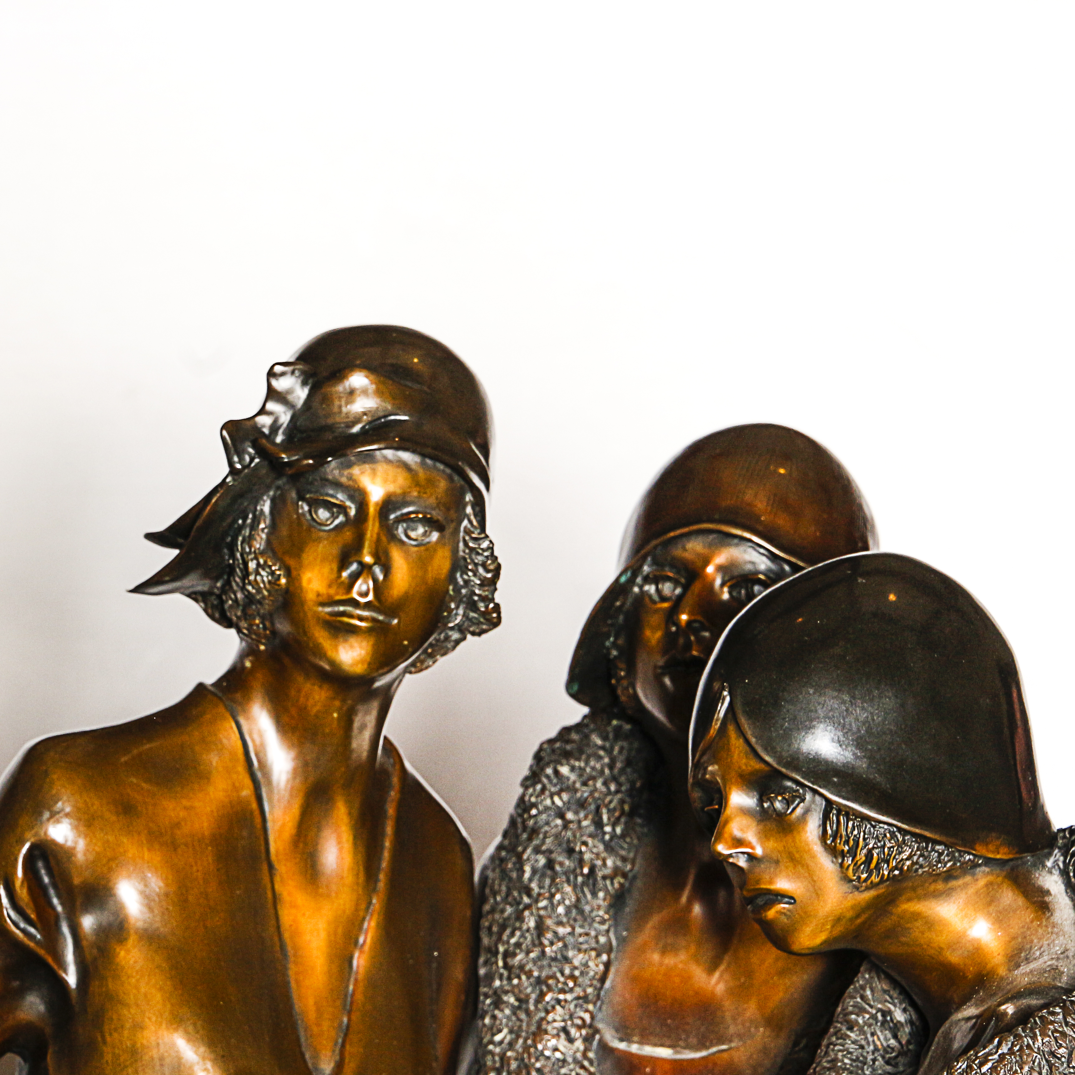 Vintage Nick Moffett Bronze Sculpture