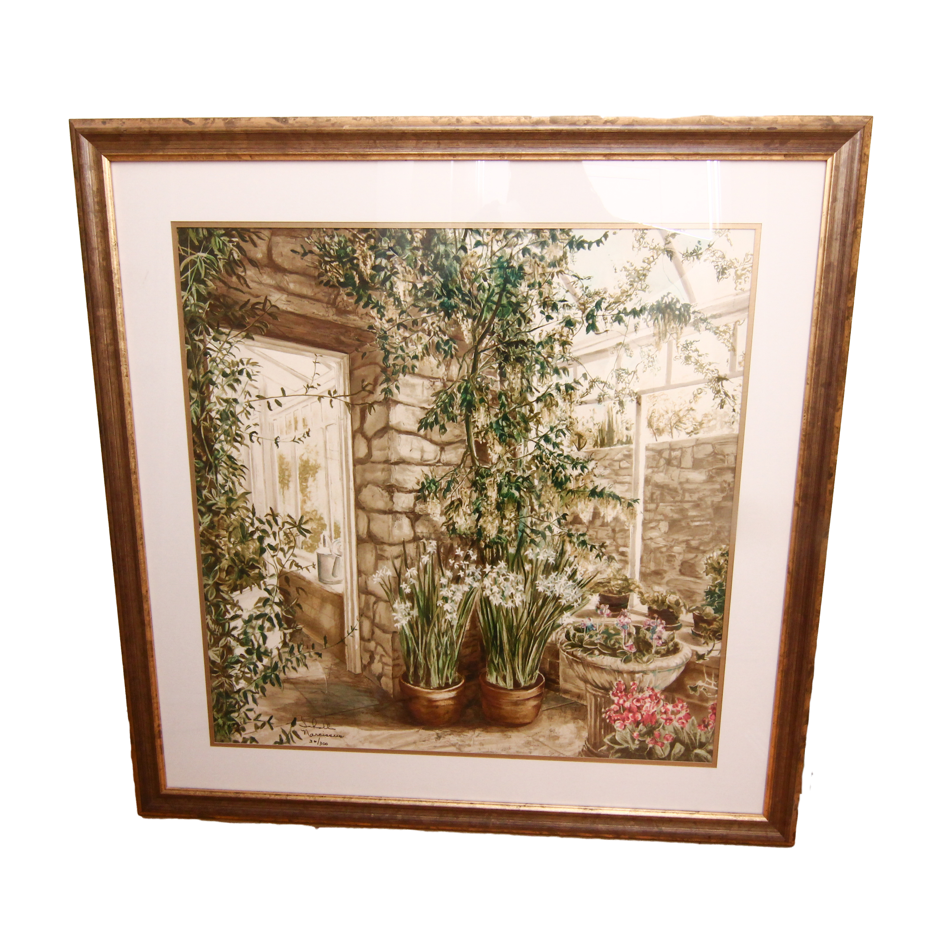 Susan Sahall Lithograph "Narcissus"