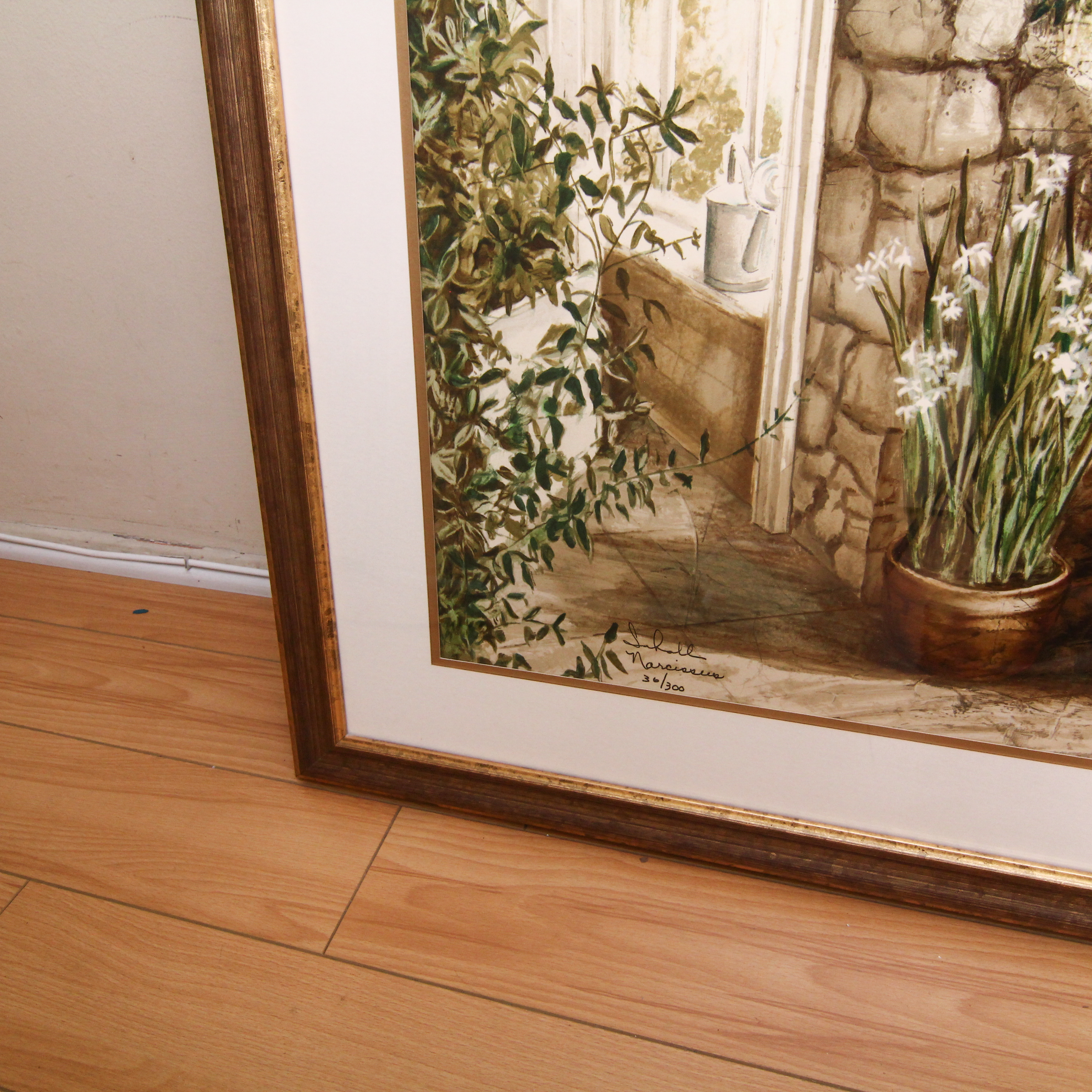 Susan Sahall Lithograph "Narcissus"