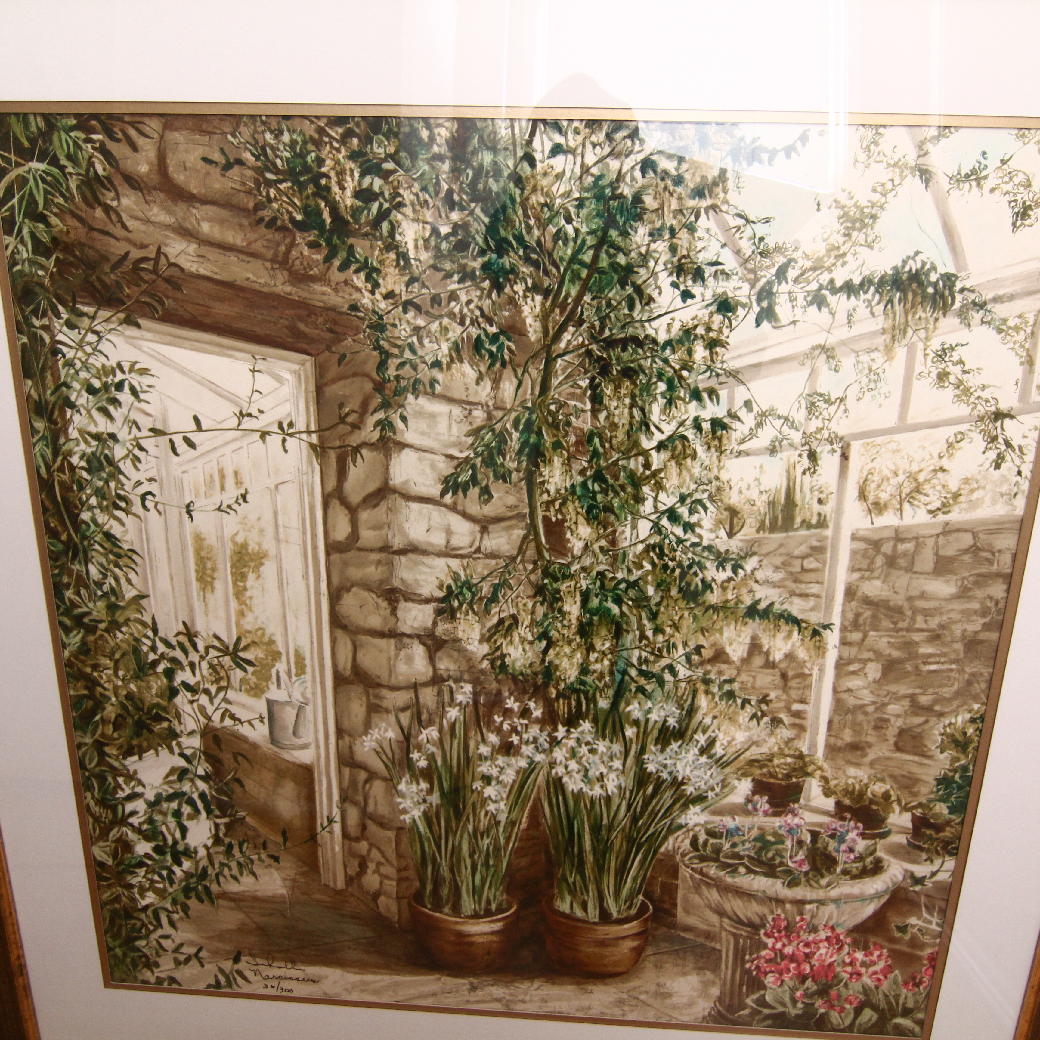 Susan Sahall Lithograph "Narcissus"