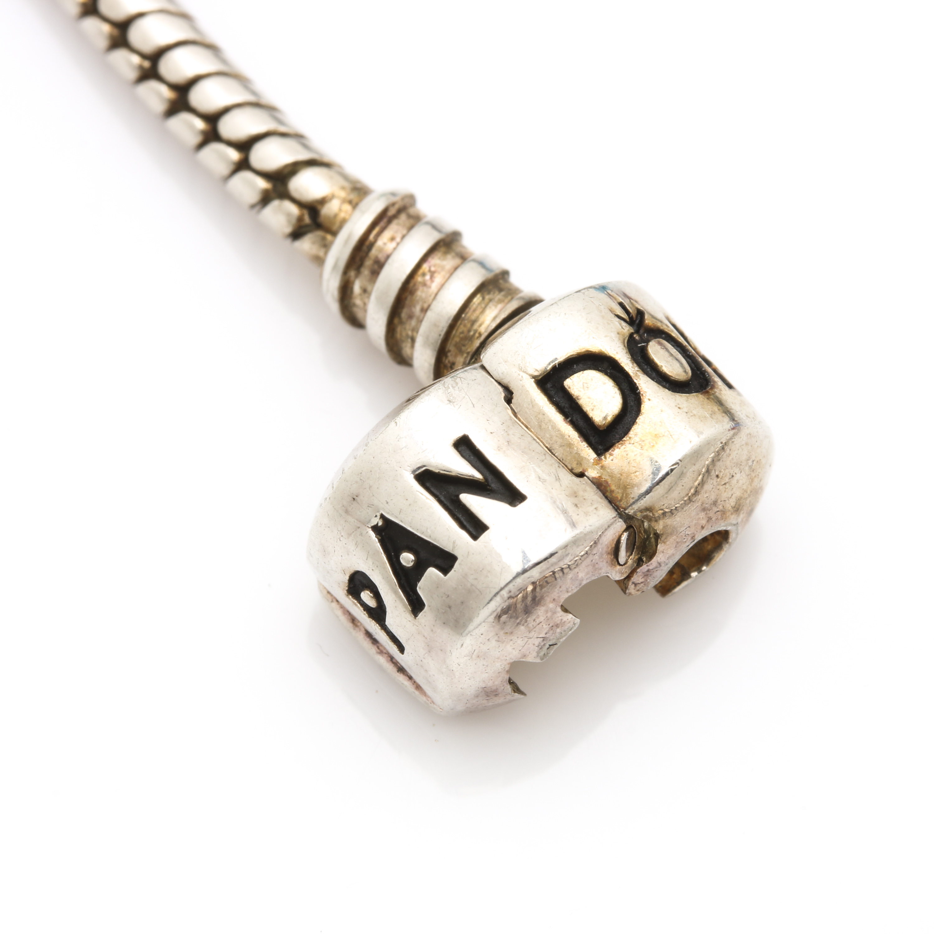 Pandora Sterling Silver Murano Glass Beaded Bracelet