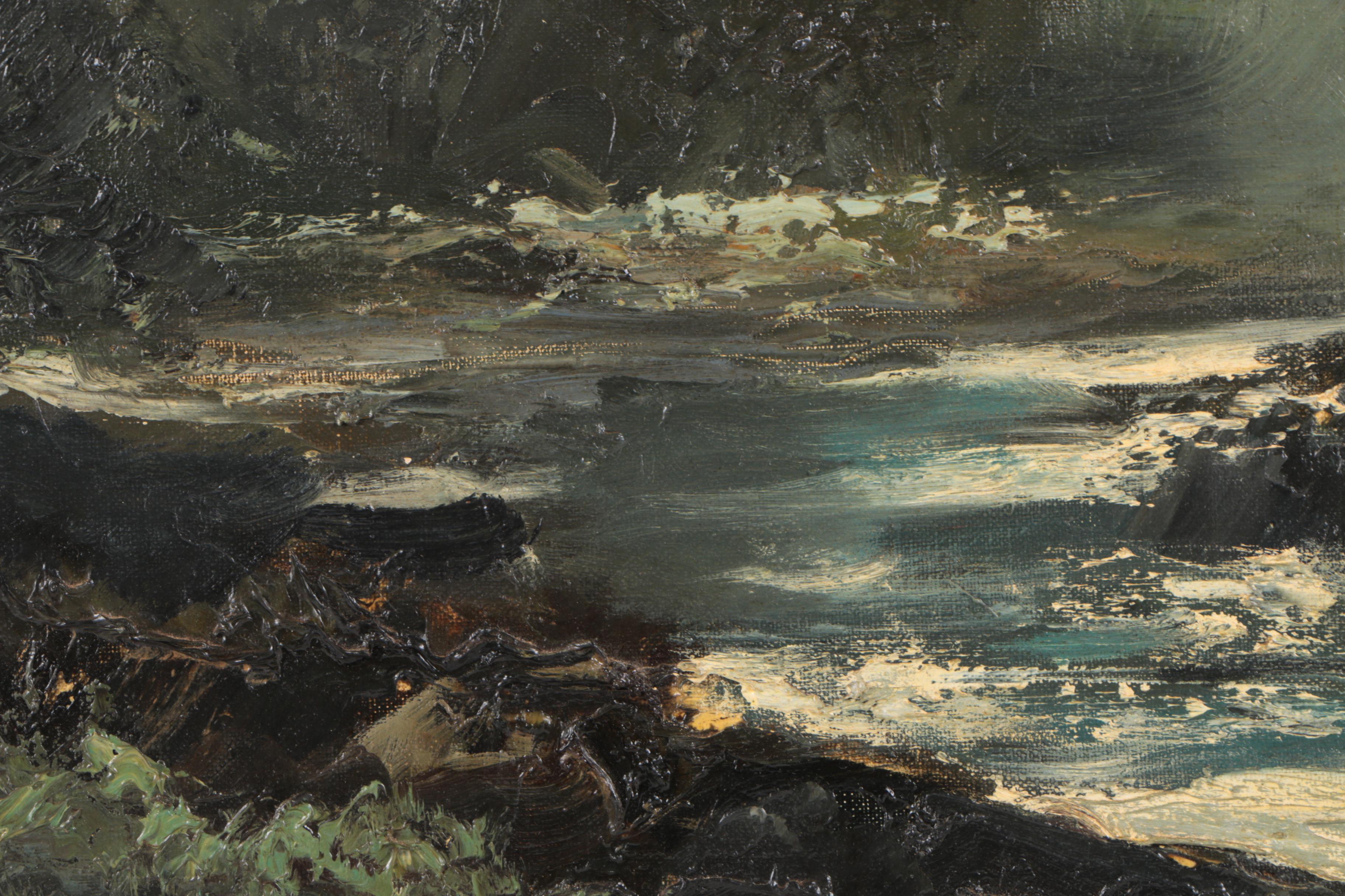 Mitsuzo Shimizu Oil on Canvas Landscape Painting