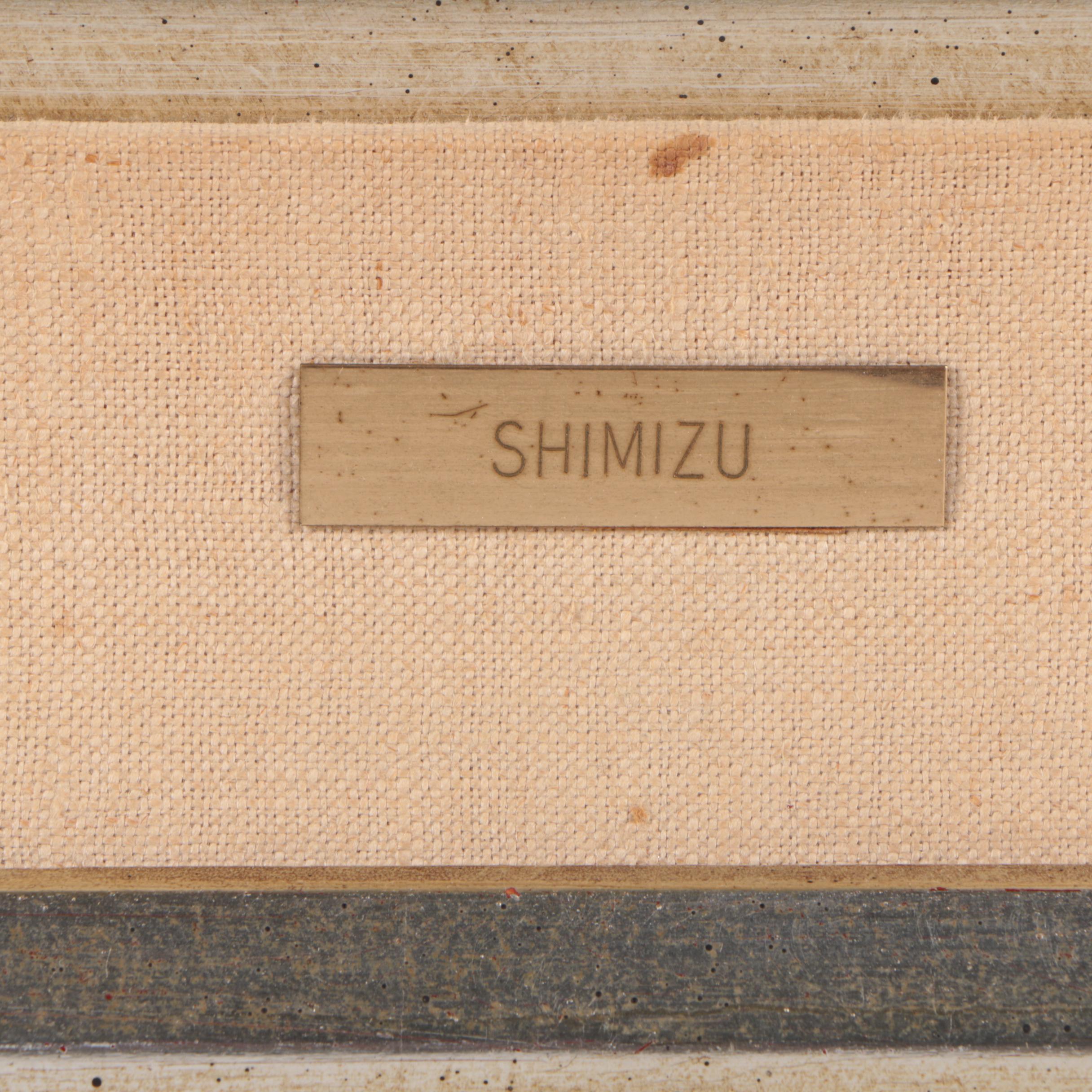 Mitsuzo Shimizu Oil on Canvas Landscape Painting