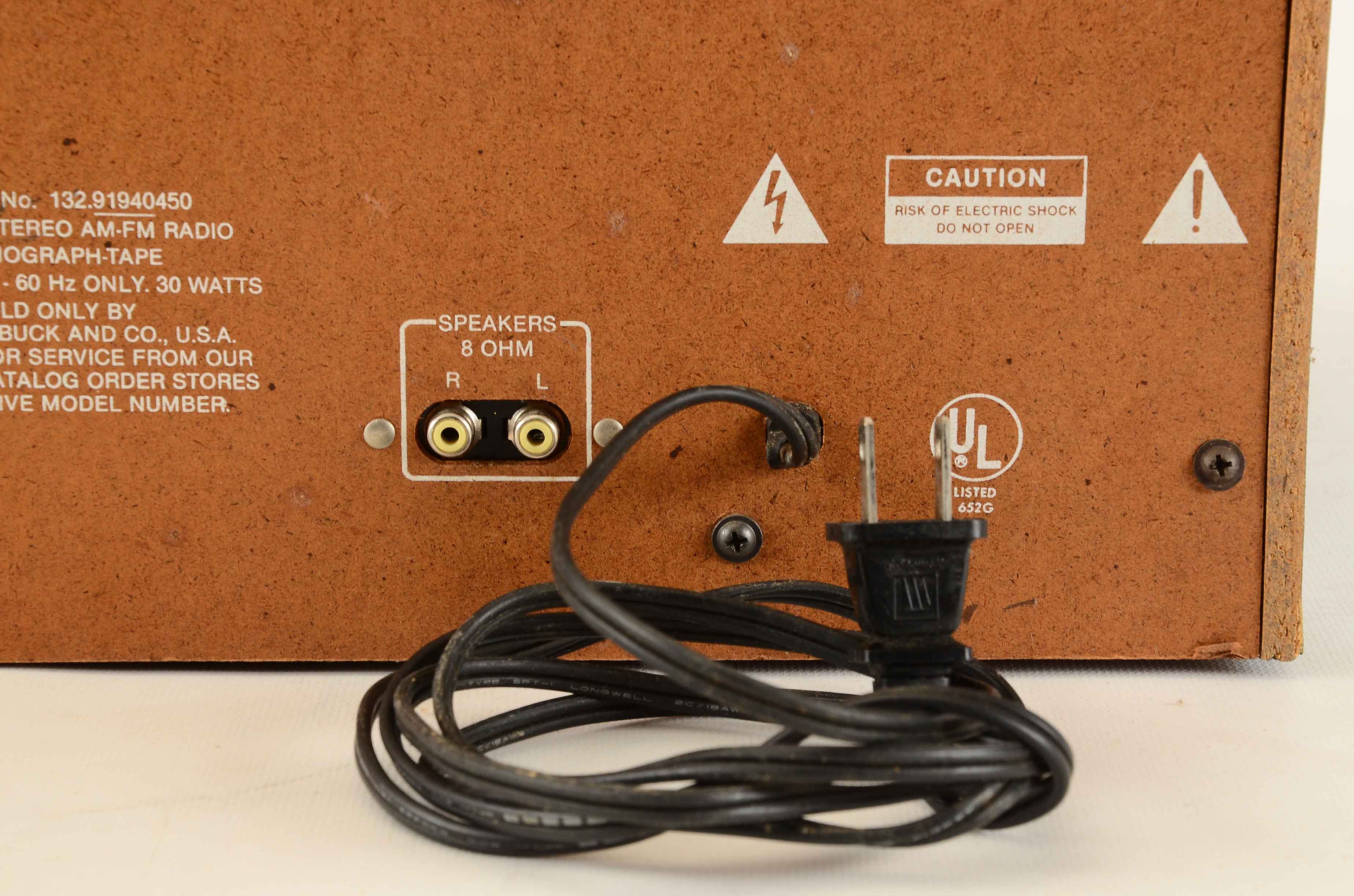 1984 Sears Roebuck SR AM/FM Stereo System