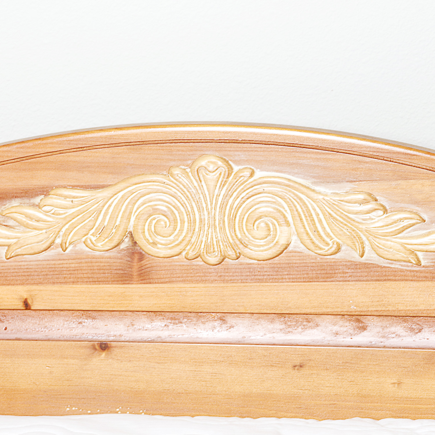 Knotty Pine Twin-Size Bed Frame