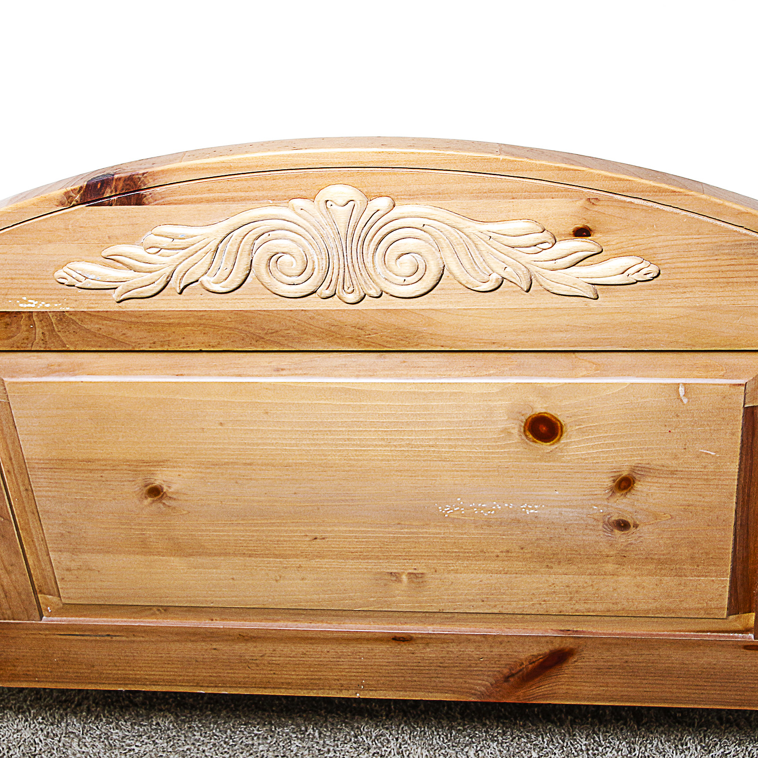 Knotty Pine Twin-Size Bed Frame