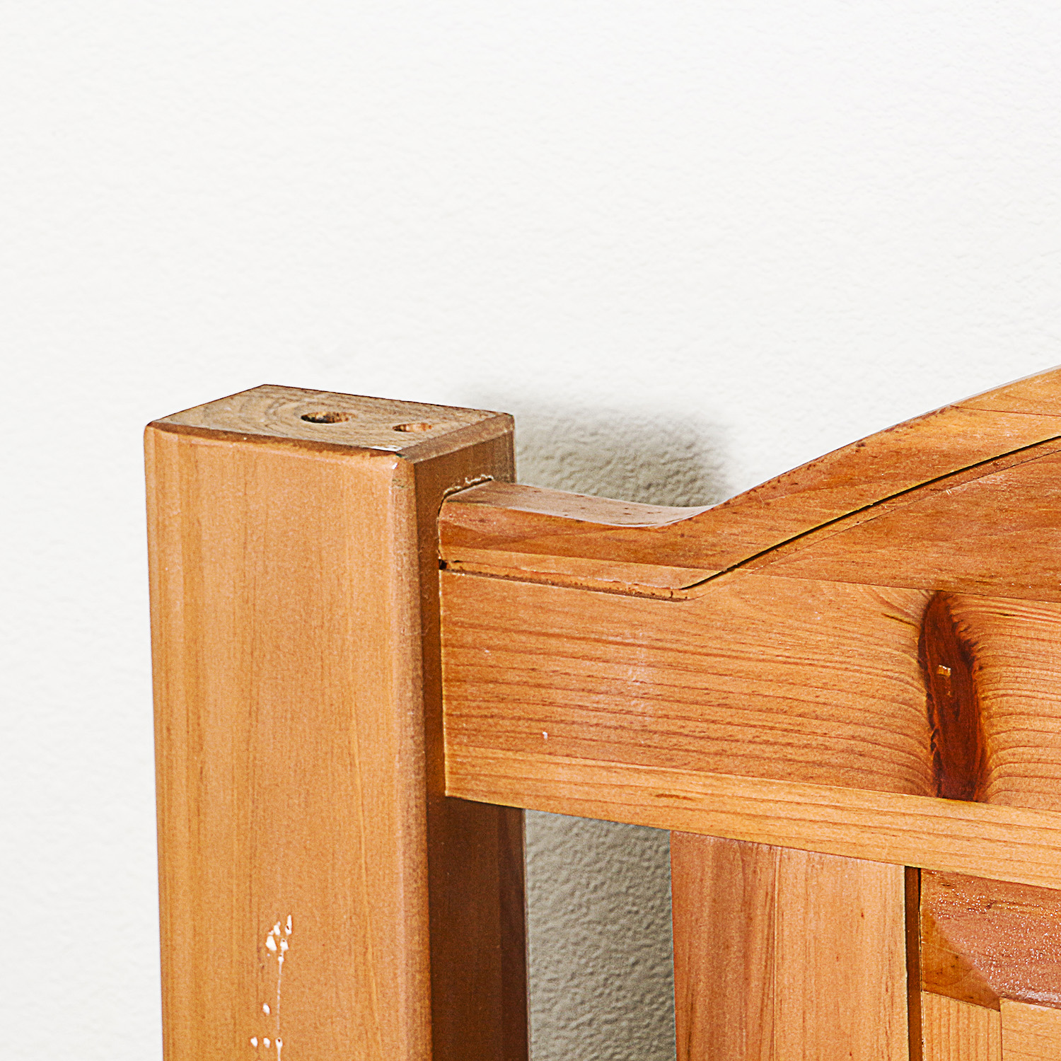 Knotty Pine Twin-Size Bed Frame