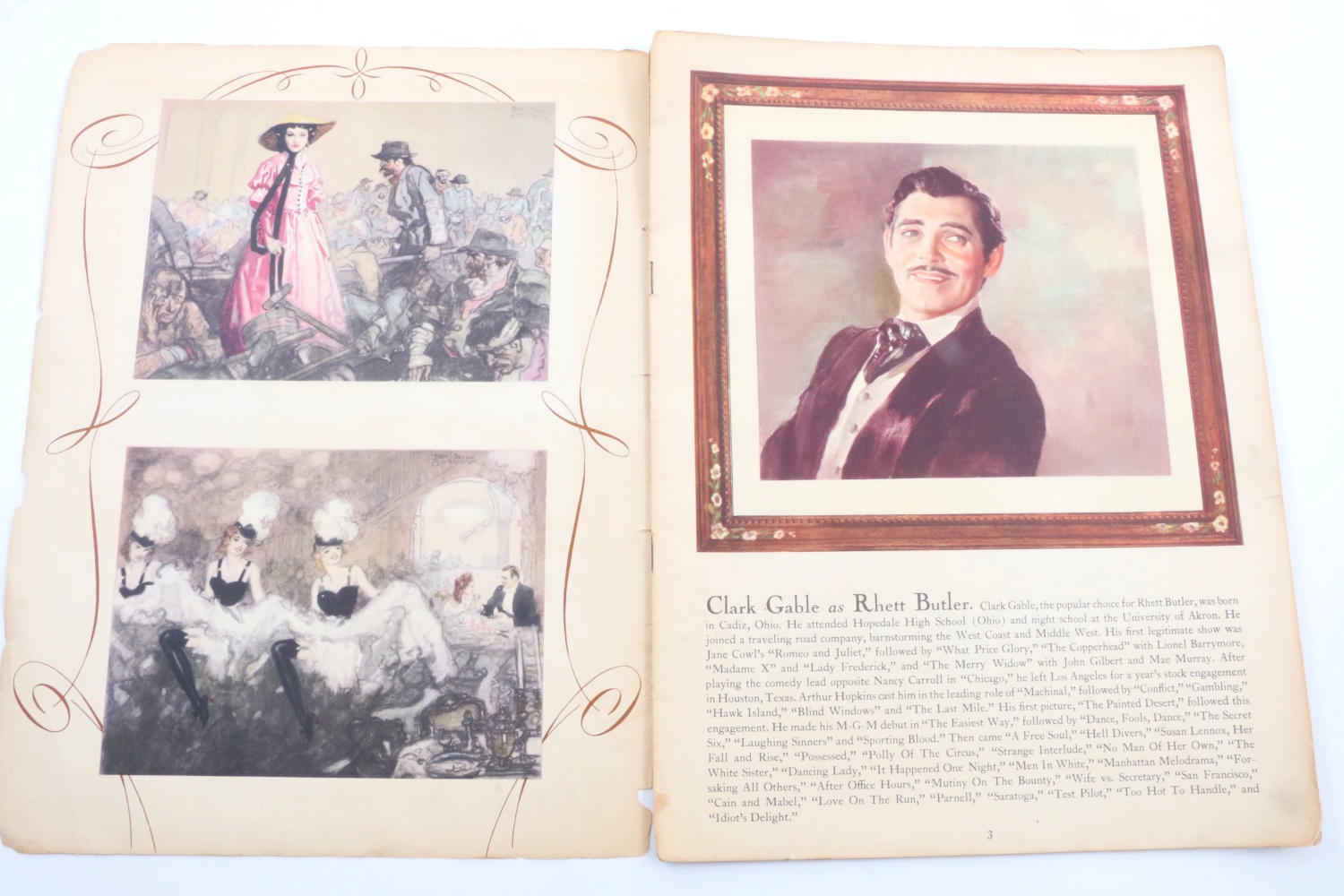 "Gone with The Wind" Promotional Movie Photograph and Theatre Program