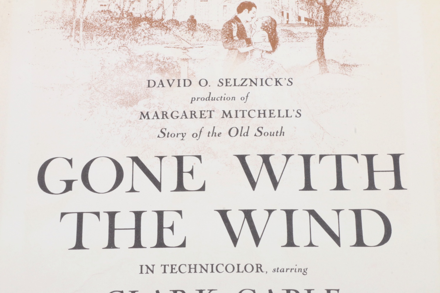 "Gone with The Wind" Promotional Movie Photograph and Theatre Program