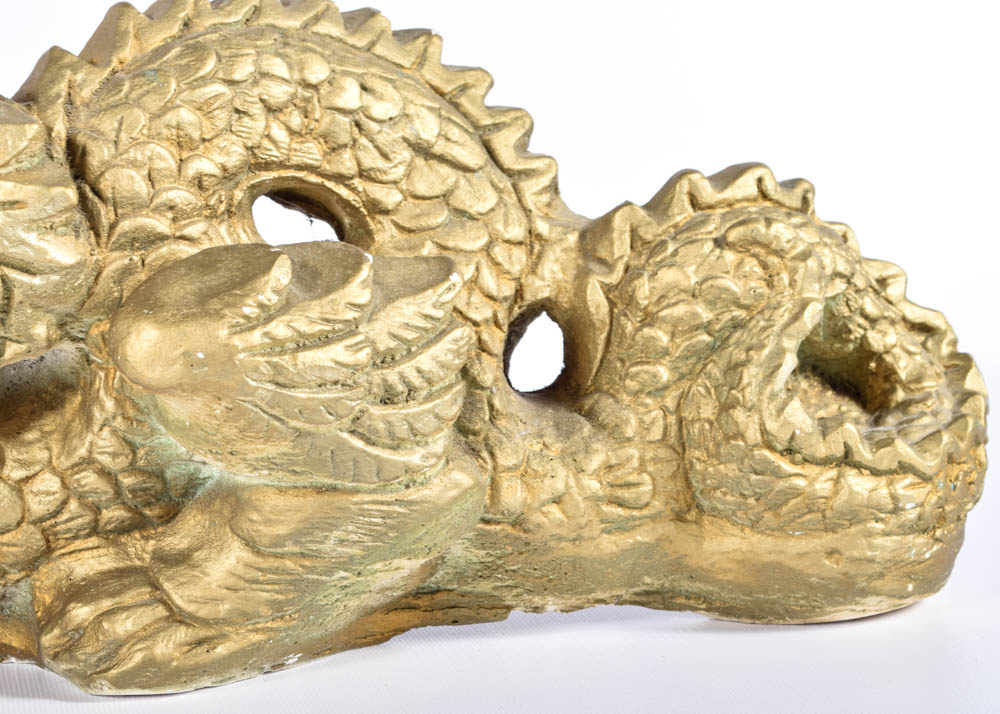 Asian Inspired Dragon Sculpture