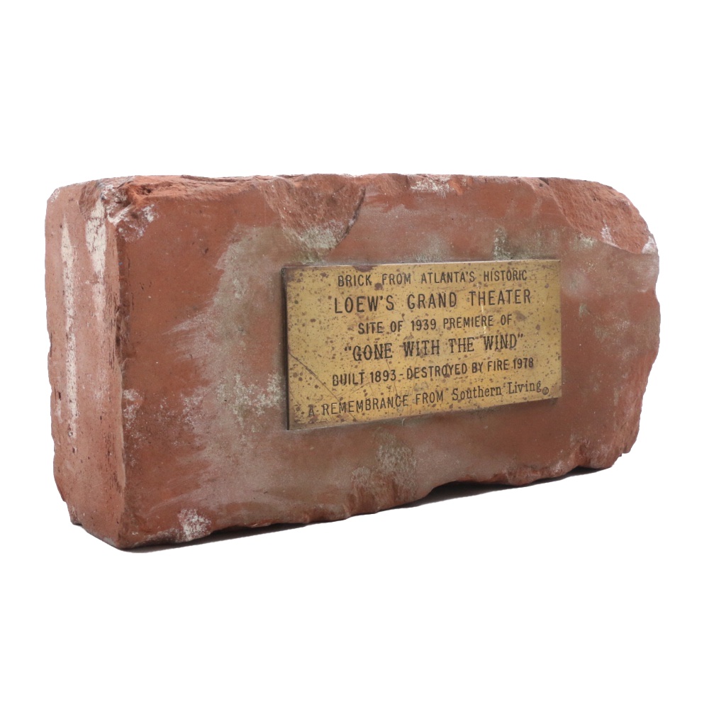 Atlanta's Loew's Grand Theater "Gone With The Wind" Brick