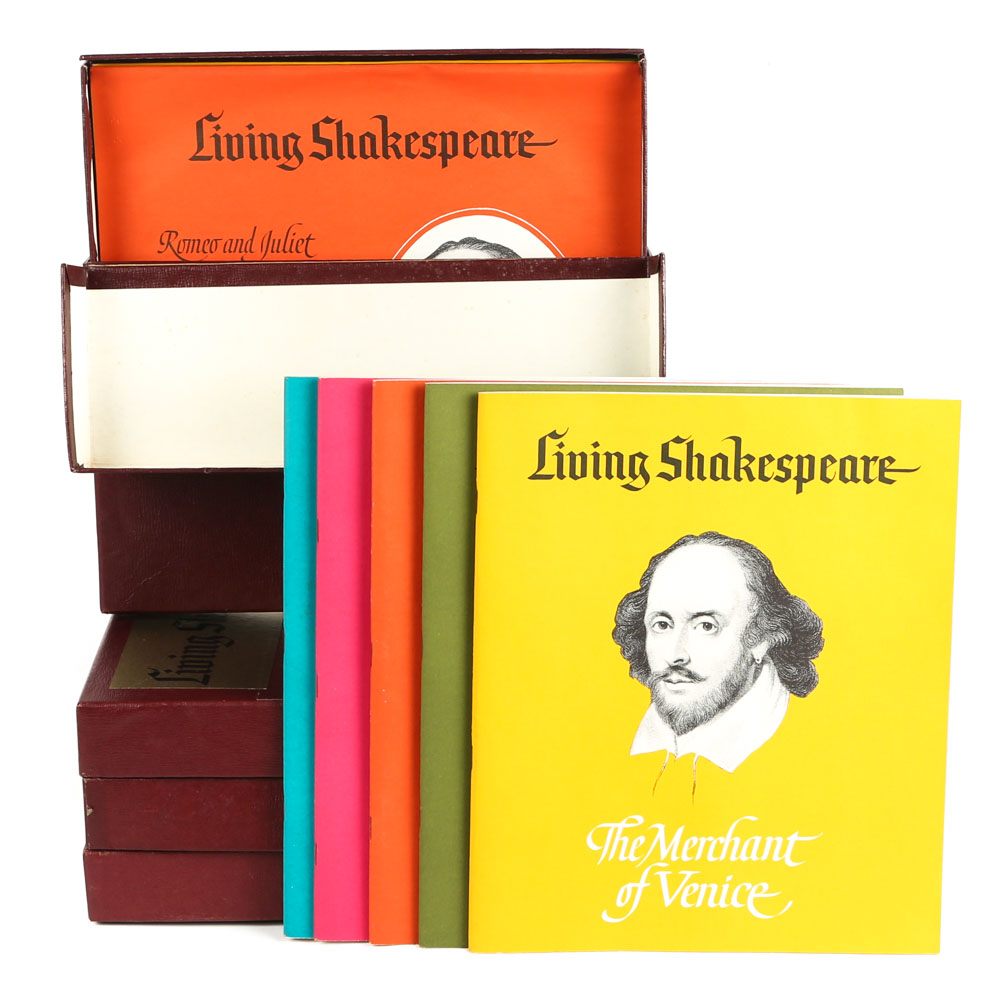 Vintage "Living Shakespeare" Record Sets