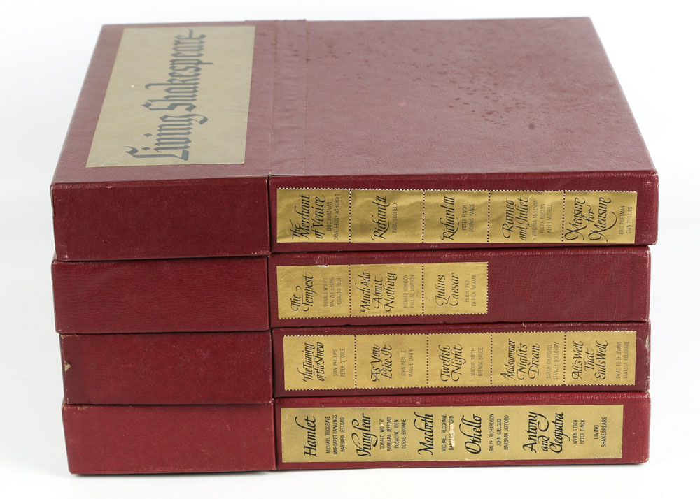 Vintage "Living Shakespeare" Record Sets