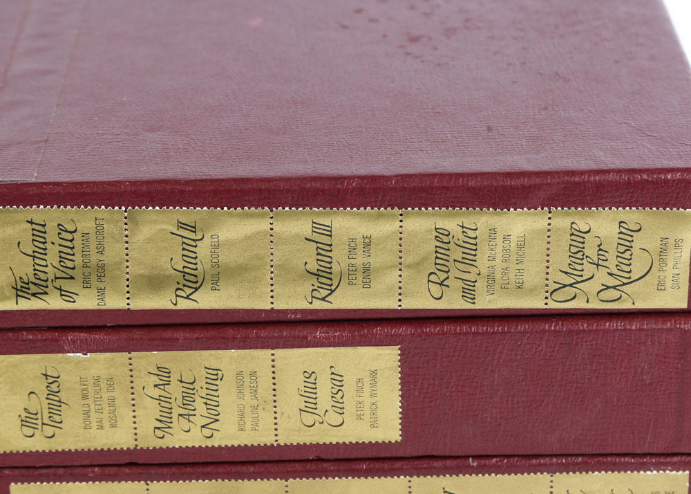 Vintage "Living Shakespeare" Record Sets