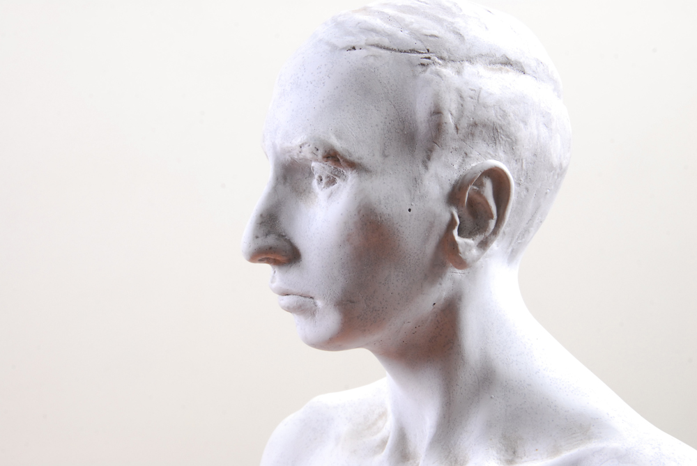 Joan Weiss 1966 Plaster Sculpture of a Man