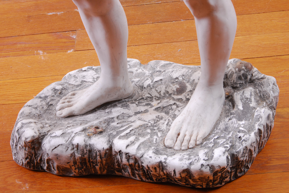 Joan Weiss 1966 Plaster Sculpture of a Man