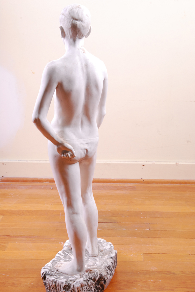 Joan Weiss 1966 Plaster Sculpture of a Man