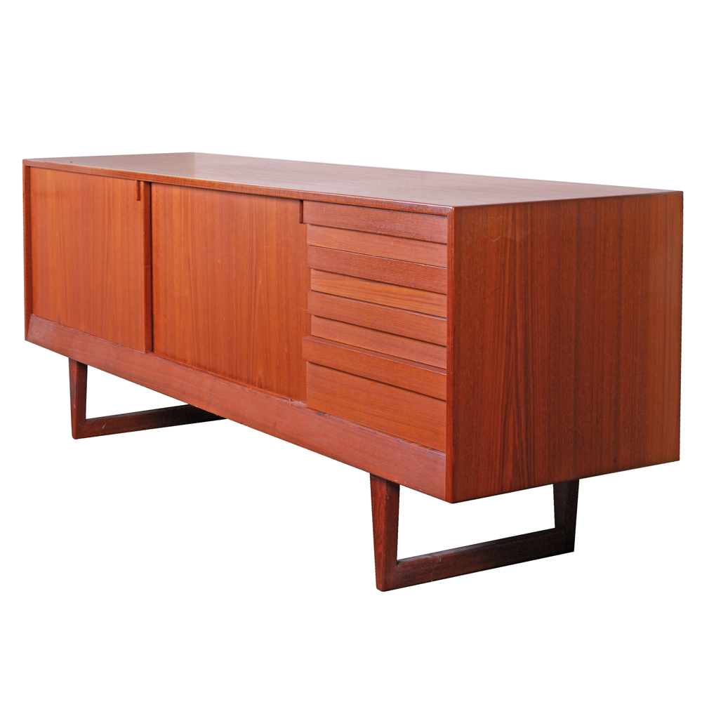 Vintage Danish Modern Sideboard by Niels Moller