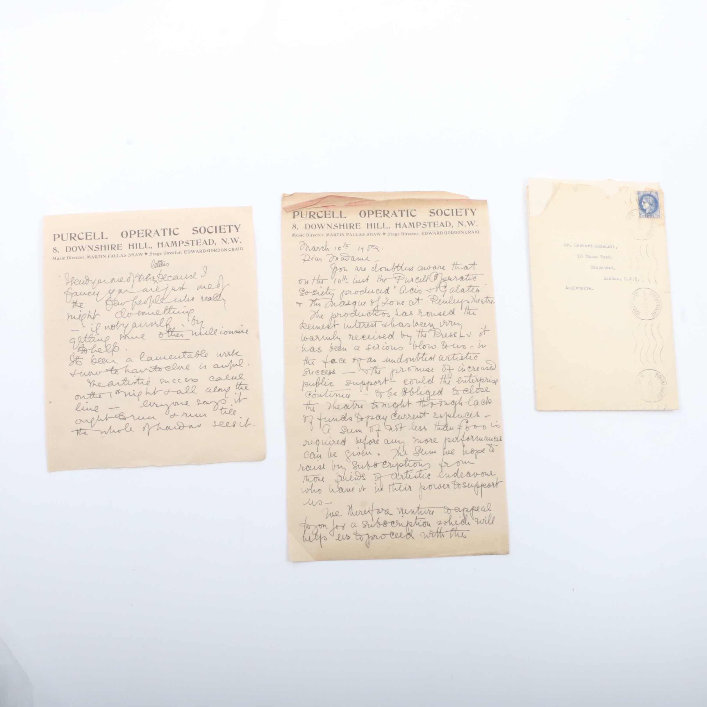 1916 First French Edition of "De l'Art du Théatre" by Edward G. Craig