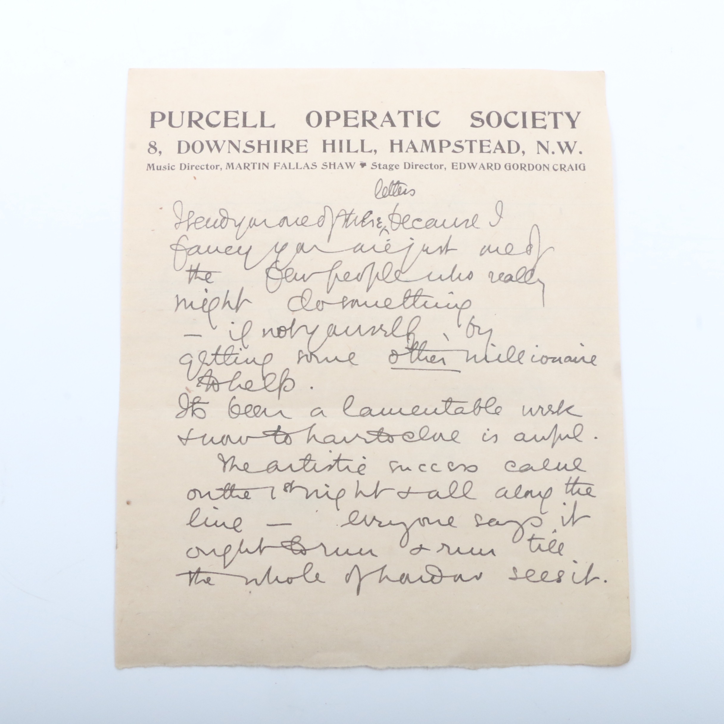 1916 First French Edition of "De l'Art du Théatre" by Edward G. Craig