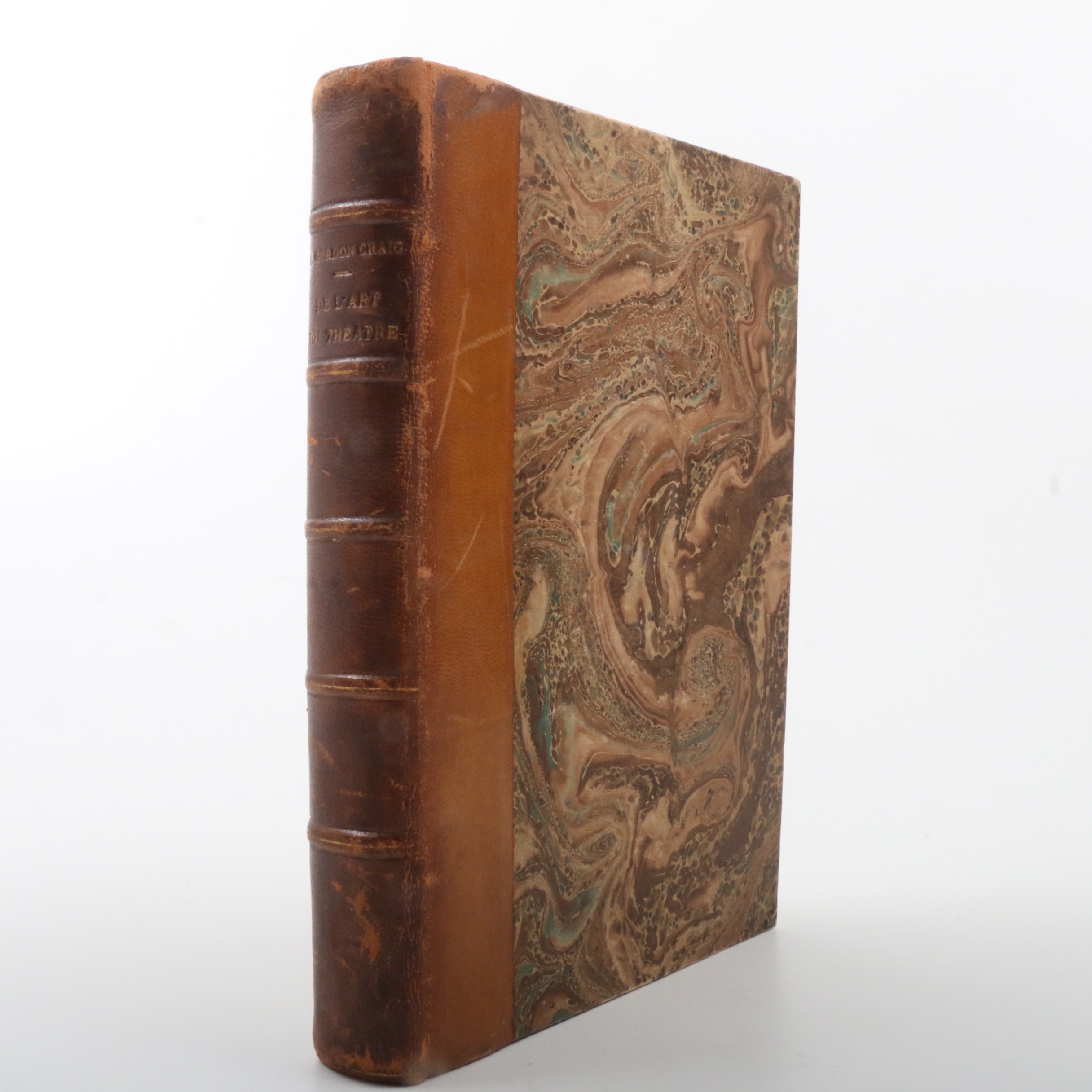 1916 First French Edition of "De l'Art du Théatre" by Edward G. Craig