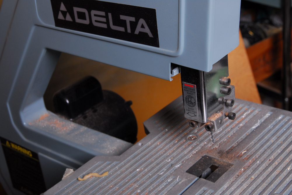 Baldor Grinder Buffer, Dremel Multi-Purpose Tool, and Delta Band Saw