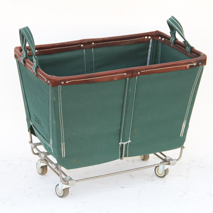Restoration Hardware Rolling Laundry Cart