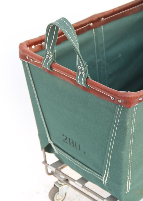 Restoration Hardware Rolling Laundry Cart