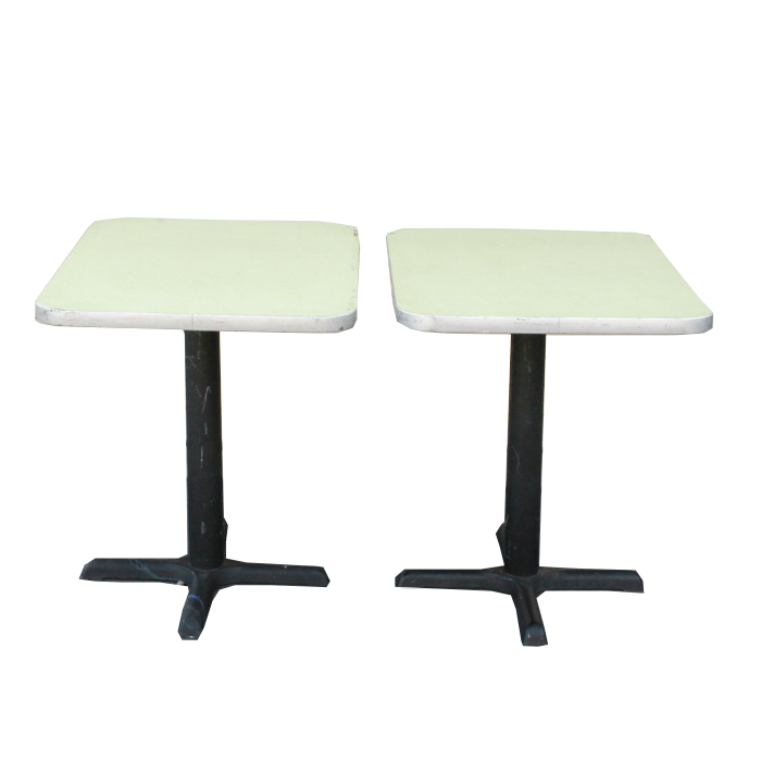 Vintage Watson Drug Store Soda Fountain Tables