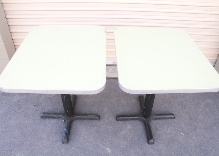 Vintage Watson Drug Store Soda Fountain Tables