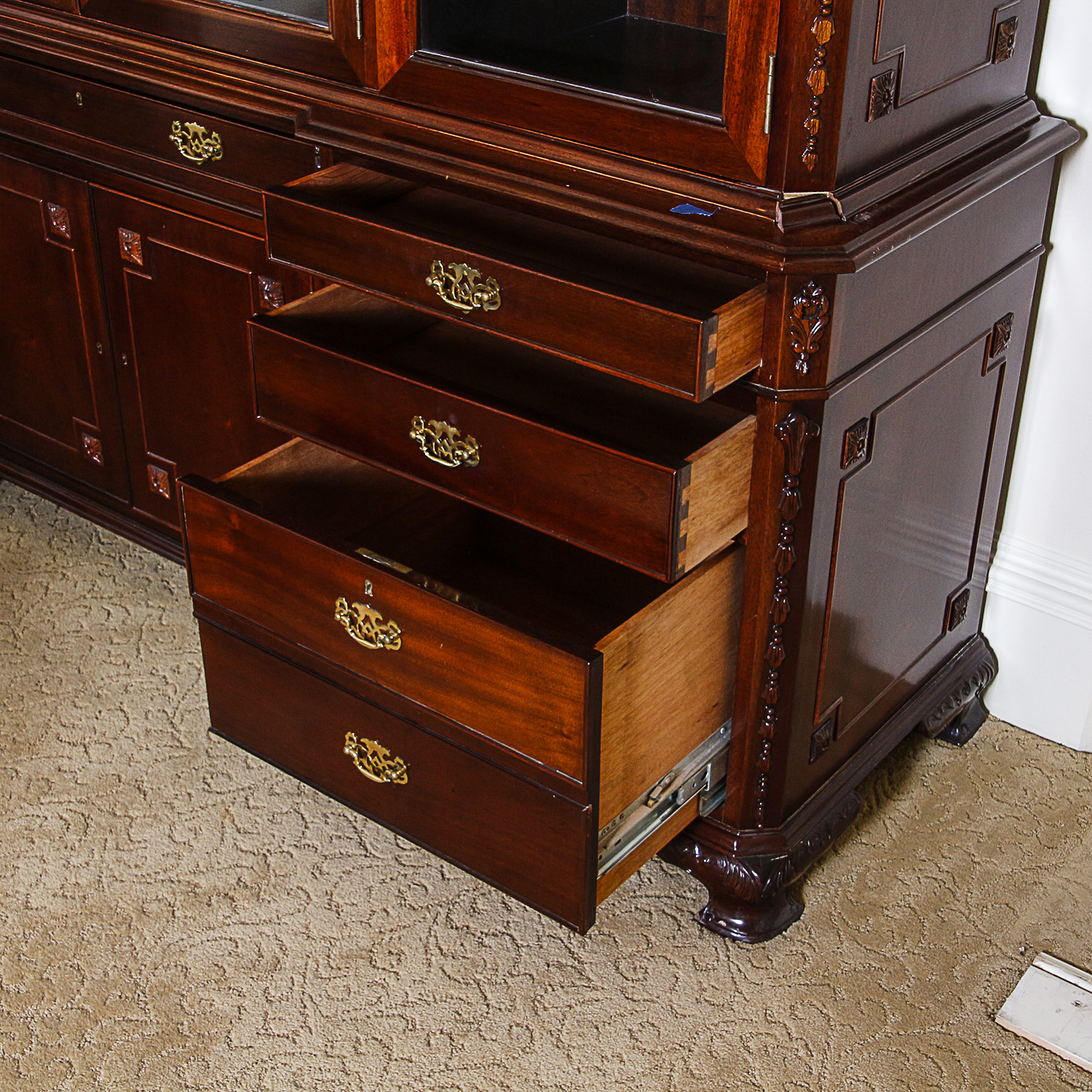 Georgian Style China Cabinet or Bookcase