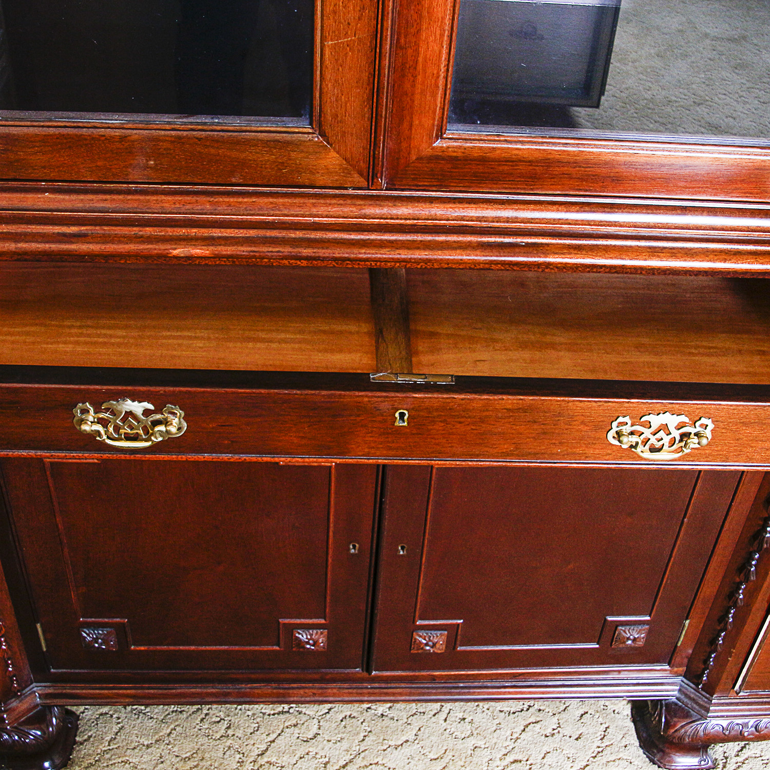 Georgian Style China Cabinet or Bookcase