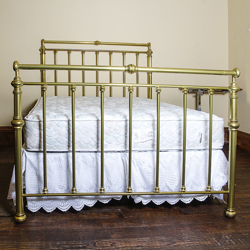 Full-Size Brass Bed