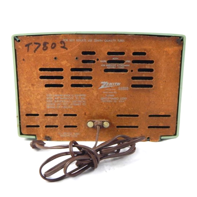 Vintage Zenith Long Distance Radio S-23660