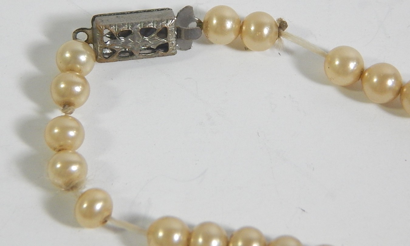 Two Strands of Vintage Cultured Pearl Necklaces