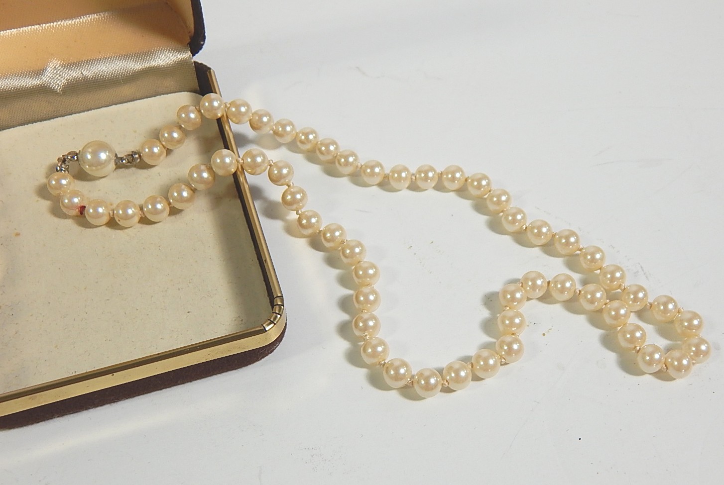 Two Strands of Vintage Cultured Pearl Necklaces