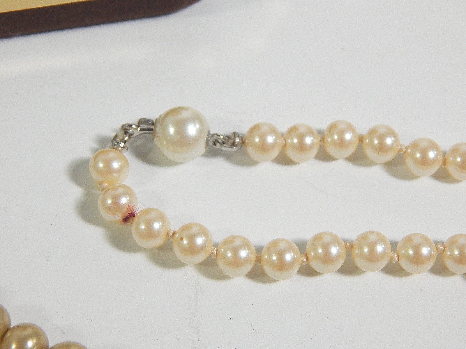 Two Strands of Vintage Cultured Pearl Necklaces
