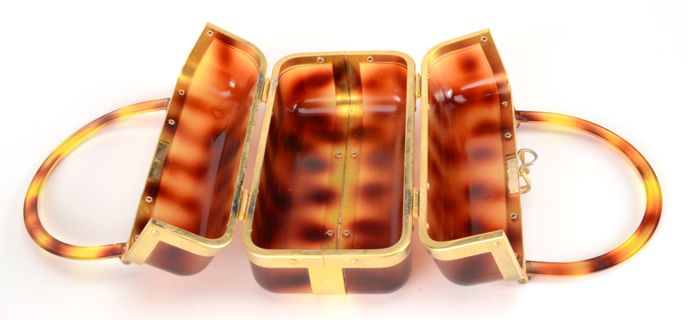 Vintage French Lucite Box Purse