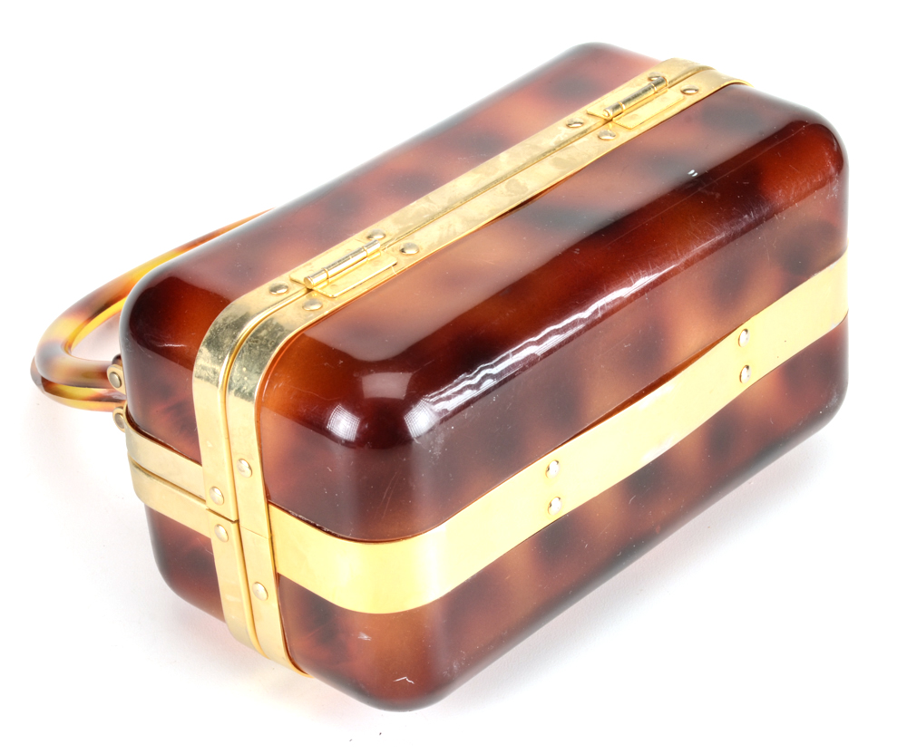 Vintage French Lucite Box Purse