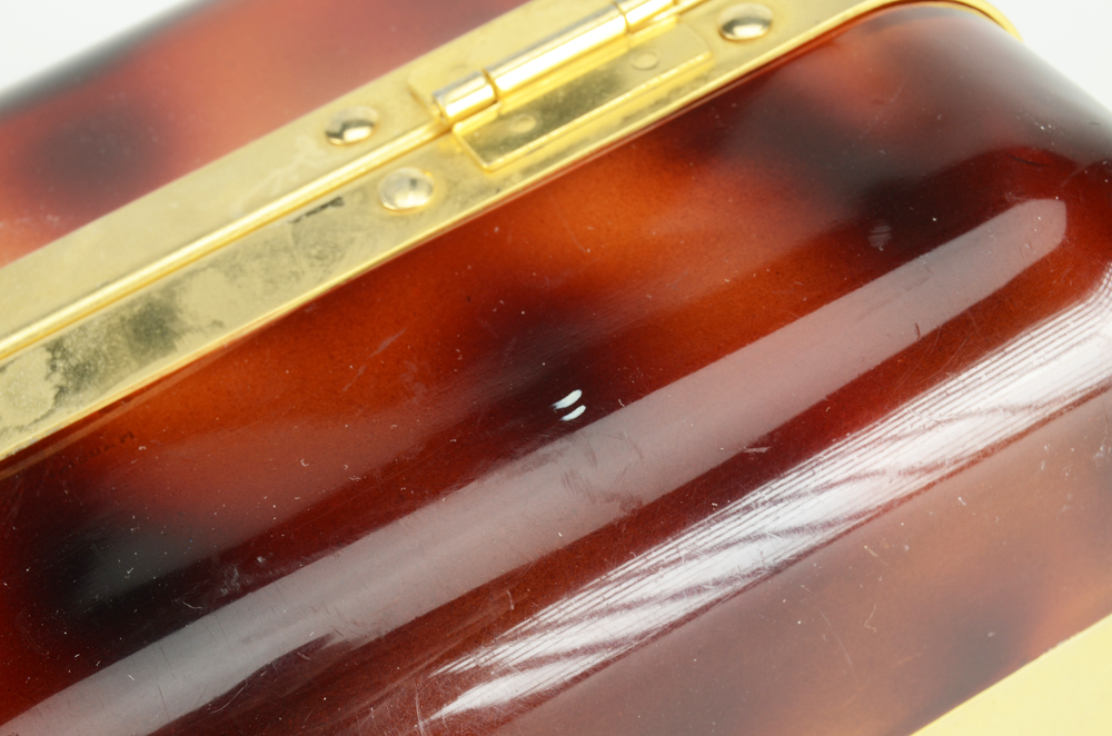 Vintage French Lucite Box Purse