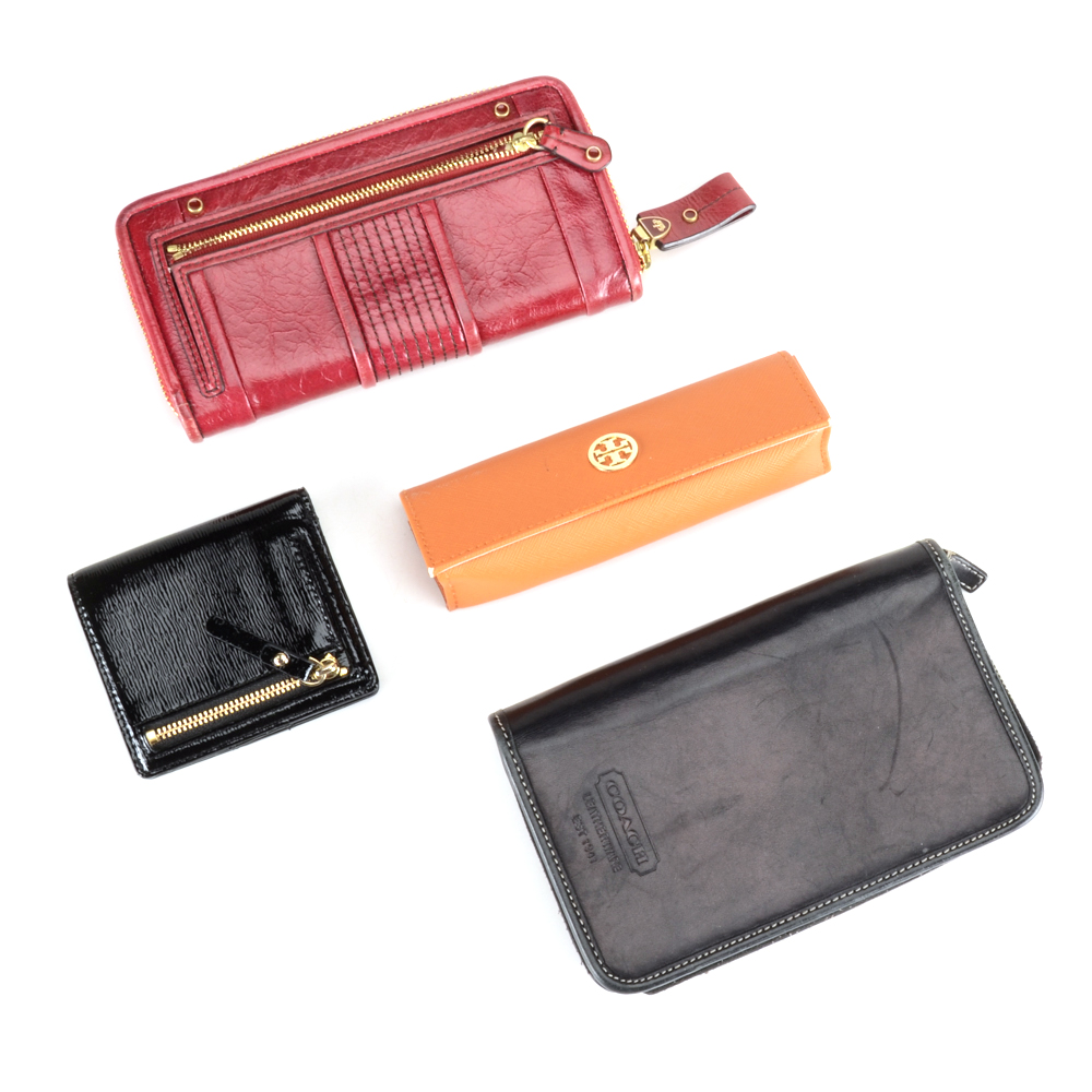 Collection of Designer Wallets including Coach and Kate Spade
