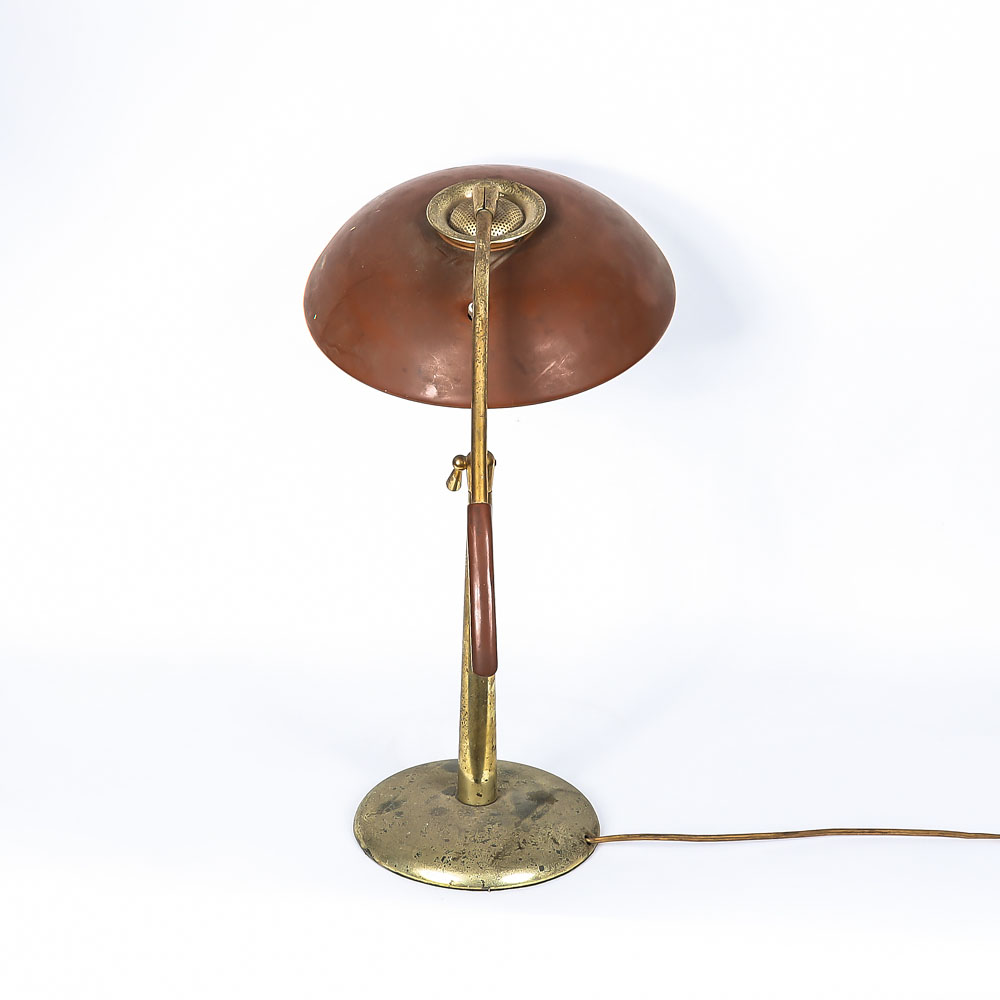 Mid Century Modern Flying Saucer Desk Lamp by Gerald Thurston for Lightolier