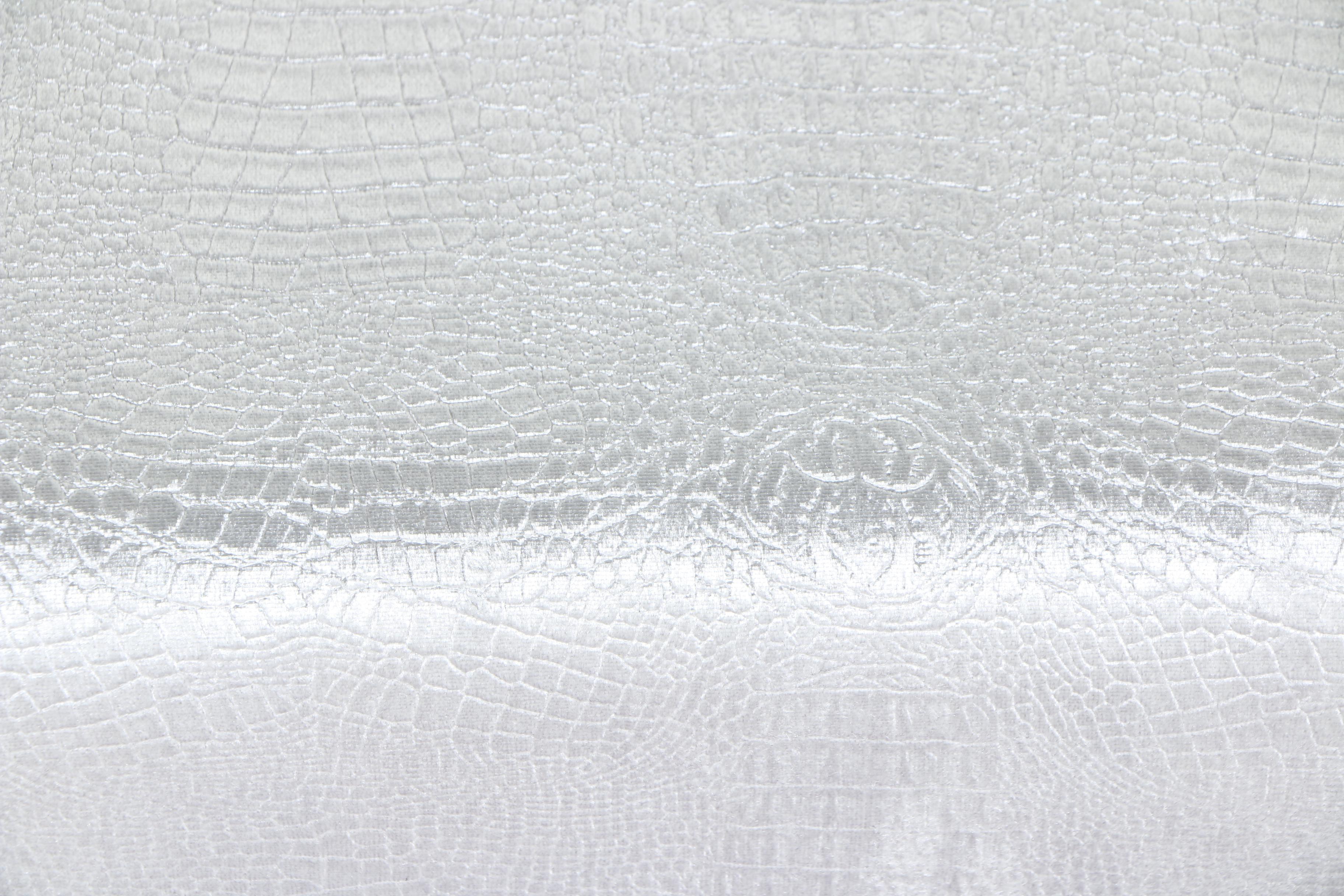 TOV Furniture Stella Croc Velvet Acrylic Bench