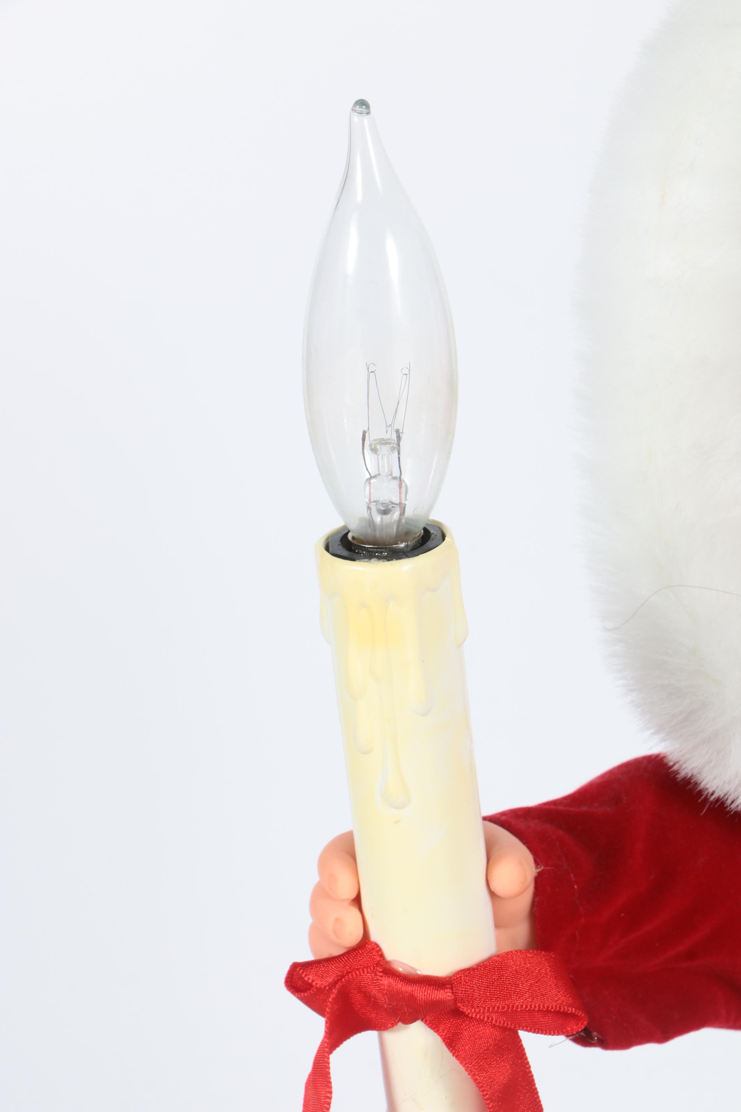 Rennoc and Santa's Best Animated Christmas Dolls and Wooden Folk Art Snowman